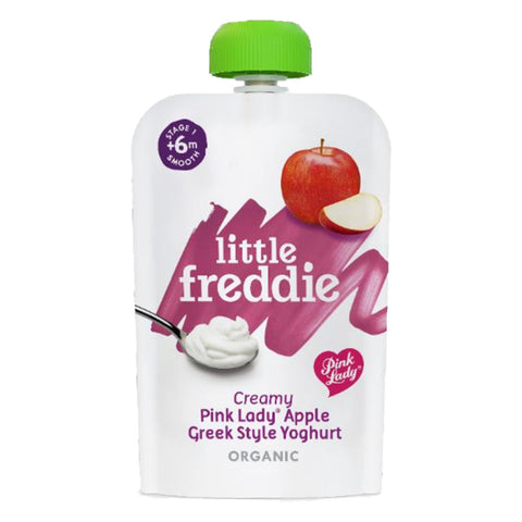 Little Freddie Organic Greek Style Yoghurt - Creamy Pink Lady Apple