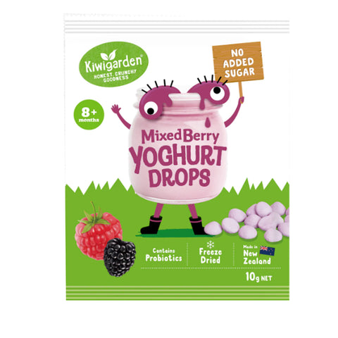 KiwiGarden Mixed Berry Yoghurt Drops 10g