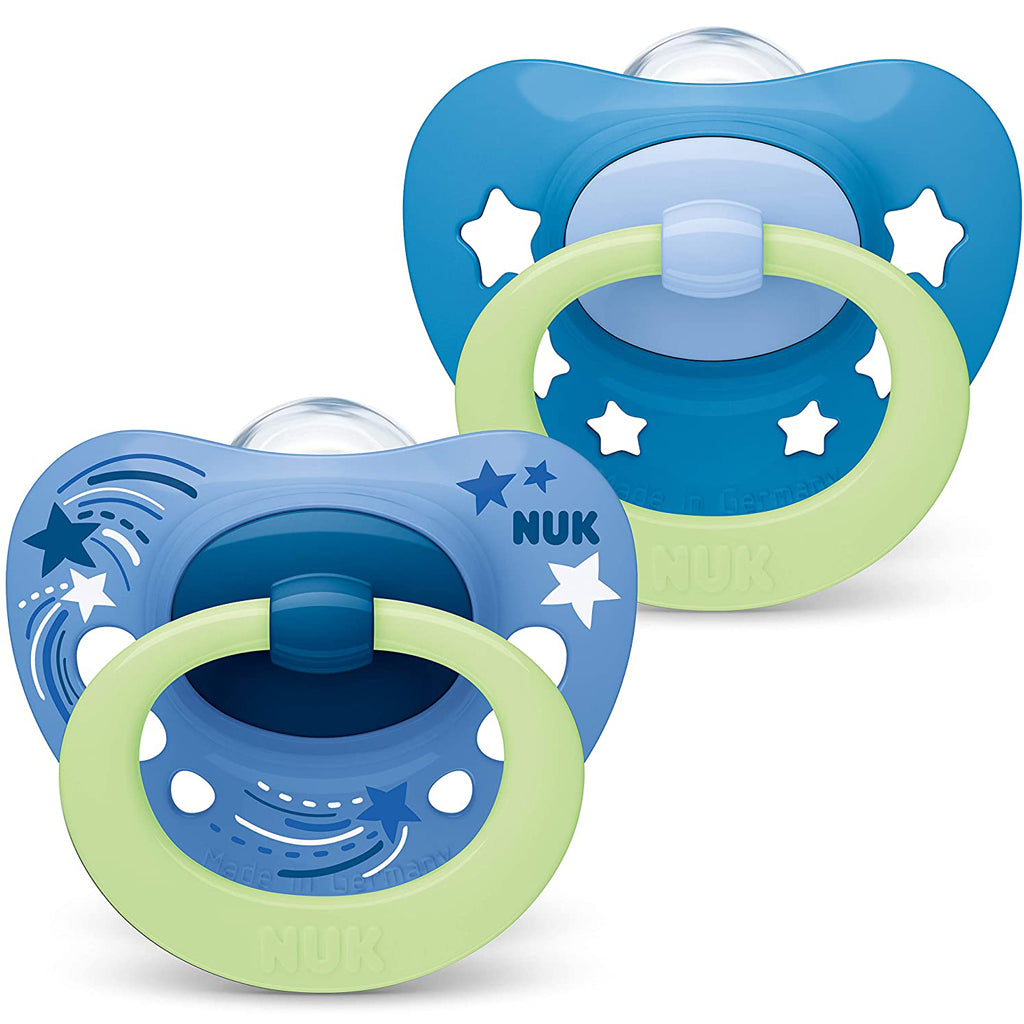 NUK Signature Night BPA-Free Silicone Soothers