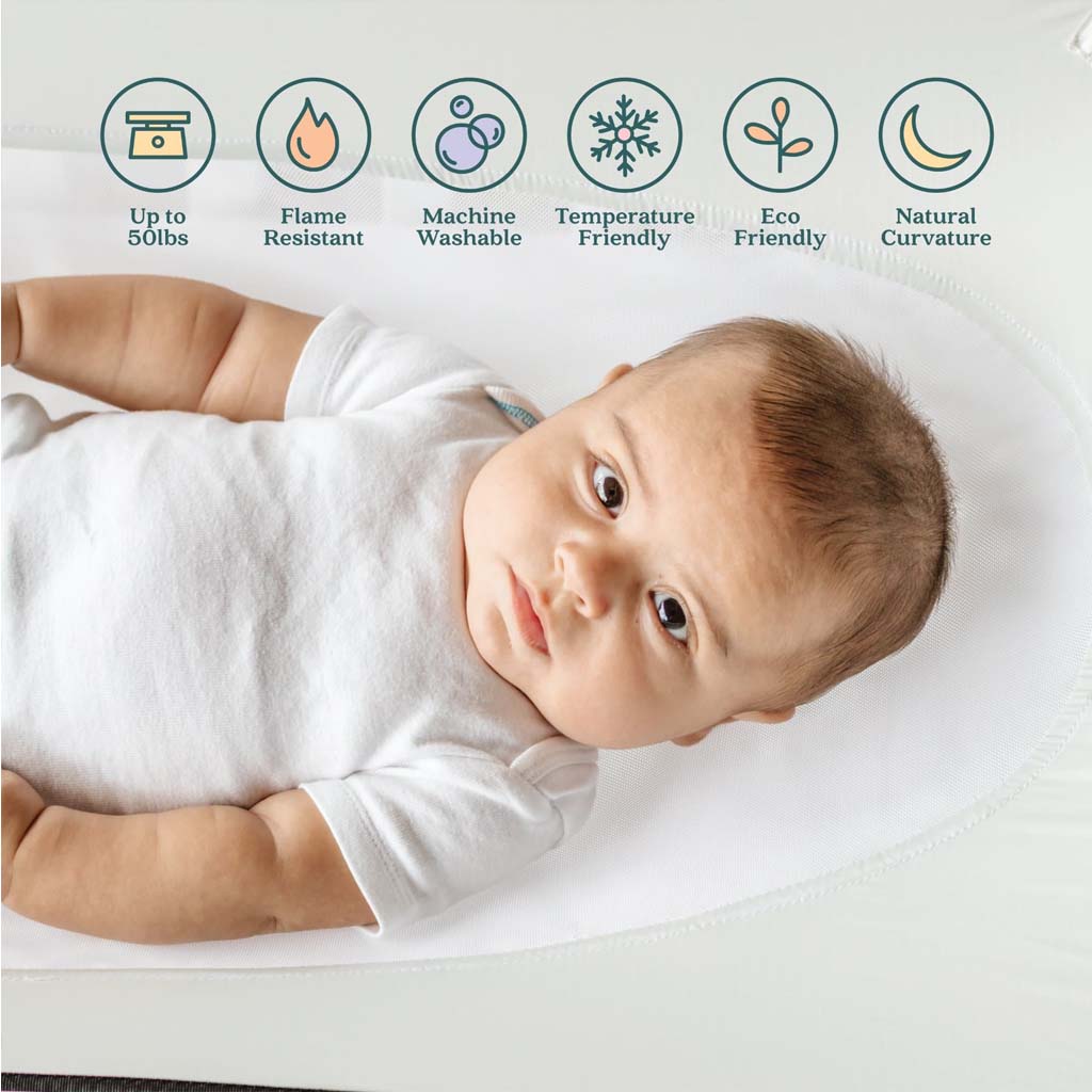 Crescent Womb™ The first + only Infant Safety Bed