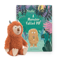 Jellycat  Monster and Book Bundle