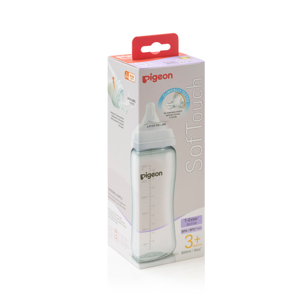 Pigeon SofTouch 3 T-Ester Nursing Bottle - Logo