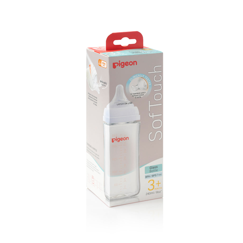 Pigeon SofTouch 3 Nursing Bottle Glass