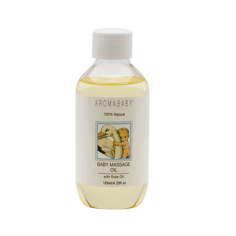Aromababy Baby Massage Oil With Organic Lavender & Rose