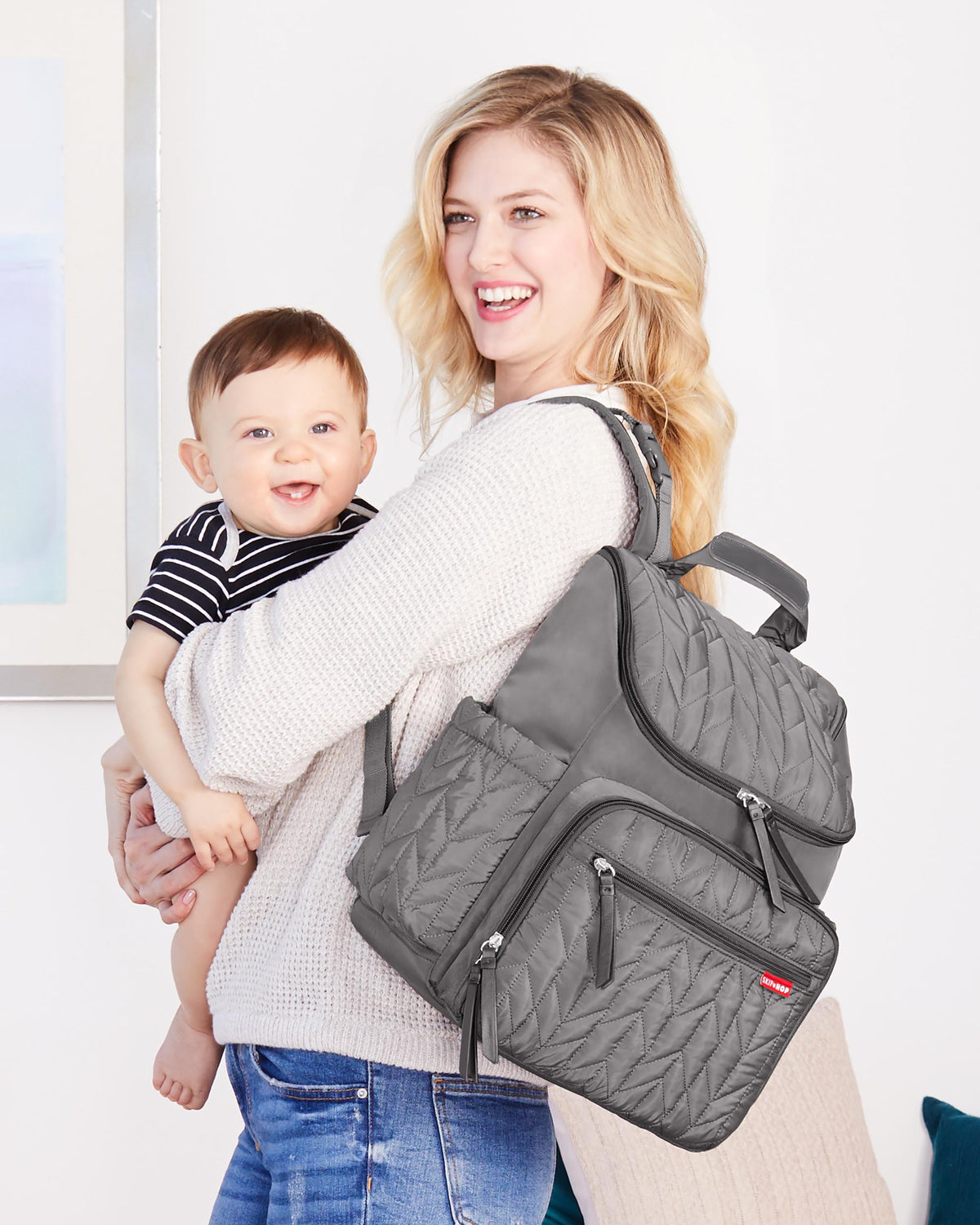 Skip Hop Forma Backpack Diaper Bag - Grey