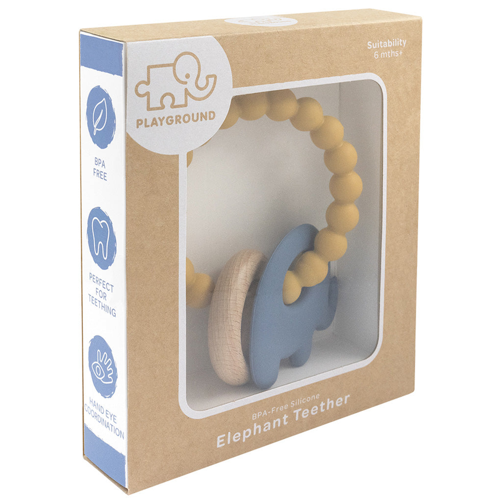 Playground Silicone Elephant Teether