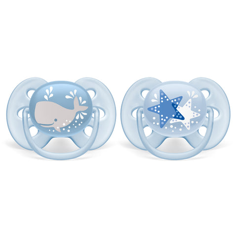 Avent Ultra Soft Soother Twin (6 to 18 months)