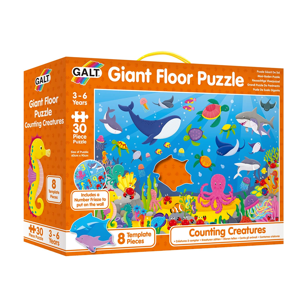 Galt Giant Floor Puzzle - Counting Creatures