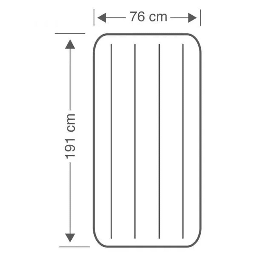 Intex Dura-Beam Classic Downy Airbed - Junior Twin