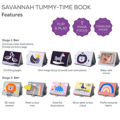 Taf Toys Savannah Tummy-time book