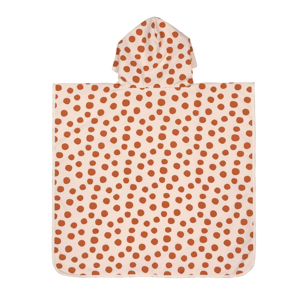 Lassig Swim Poncho With UV Protection - Dot, Pink