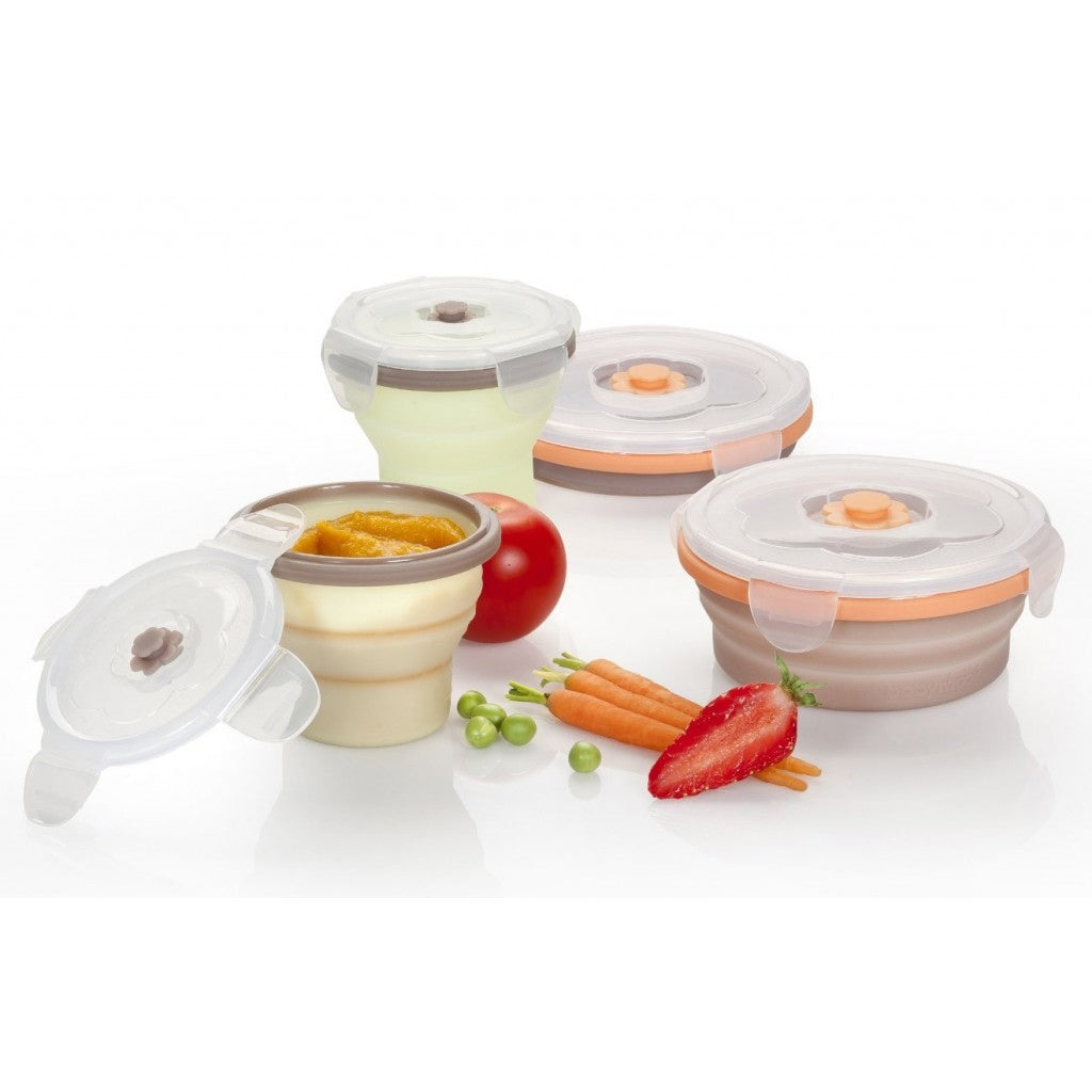 Babymoov Silicone Containers - 2 x 240ml +2 x 400ml