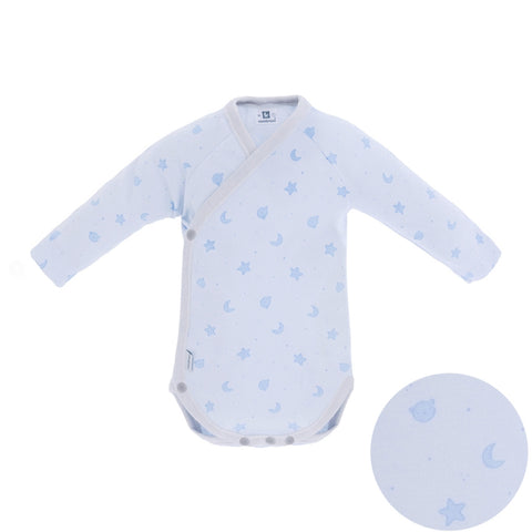 Cambrass Body Long Sleeve Crossed Teddy Blue