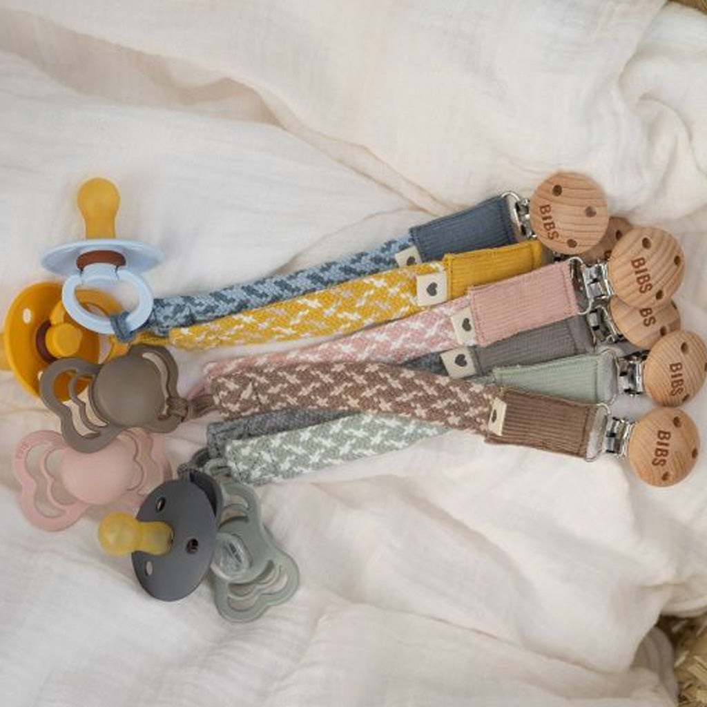 BIBS Braided Pacifier Clip