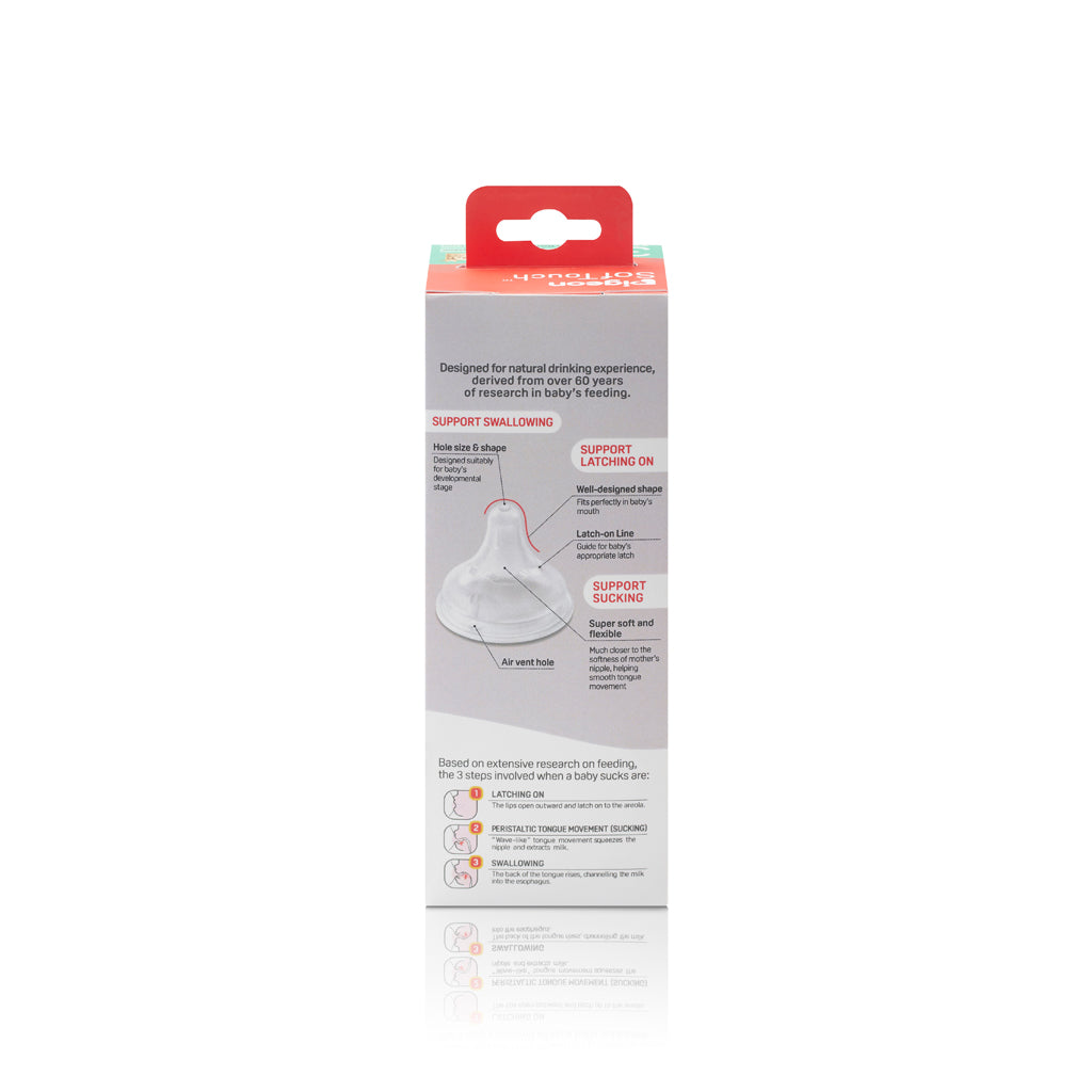 Pigeon SofTouch 3 PP Nursing Bottle - Logo