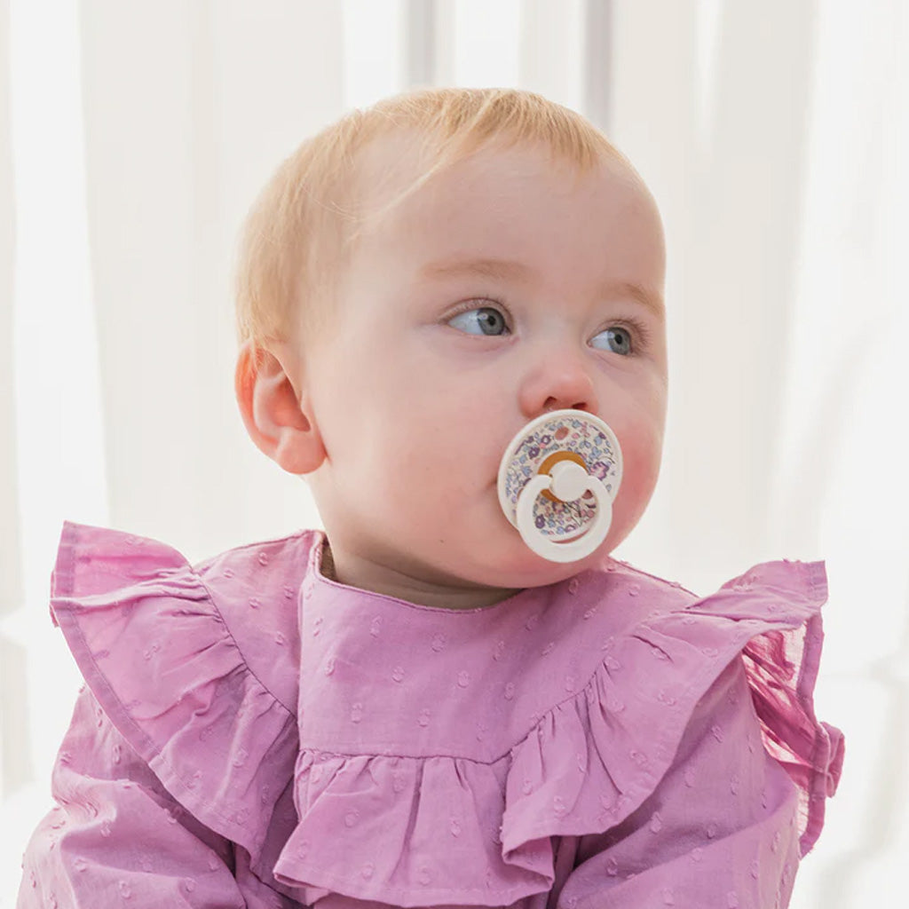 BIBS x LIBERTY  Natural Rubber Latex Pacifier Twin Pack - Capel