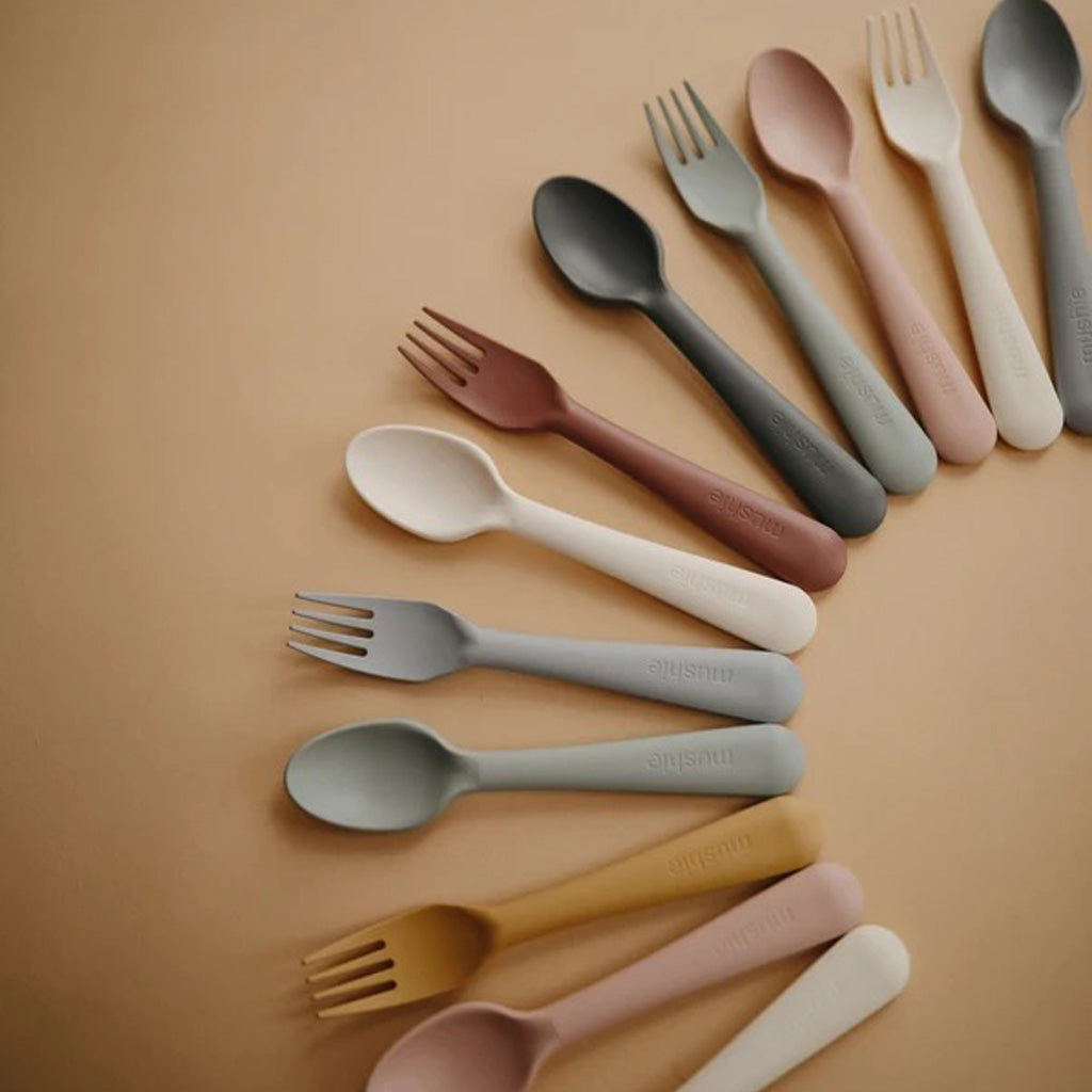 Mushie Fork and Spoon Set