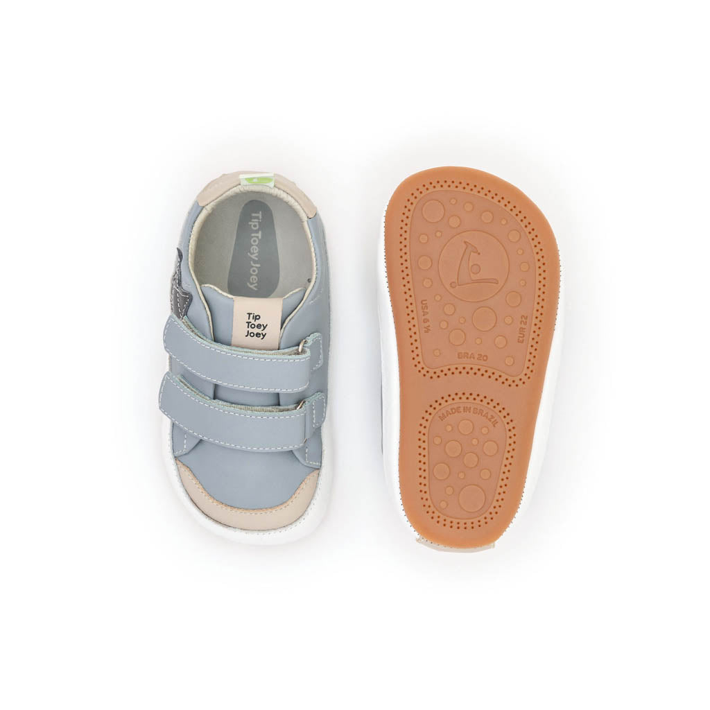 Tip Toey Joey Toddler Sneaker Bossy Star - Tide Blue/Pumice/Ash