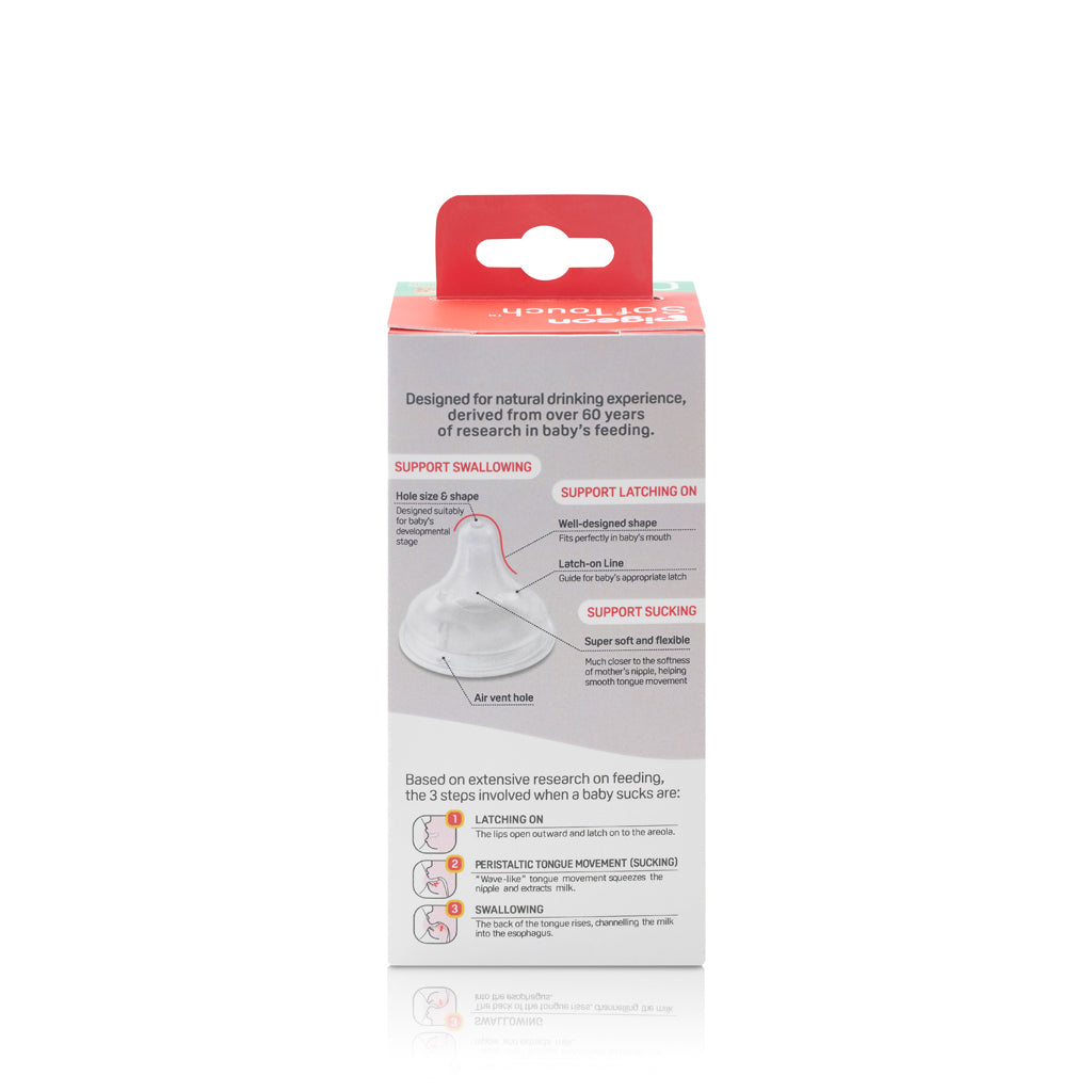 Pigeon SofTouch 3 PP Nursing Bottle - Logo