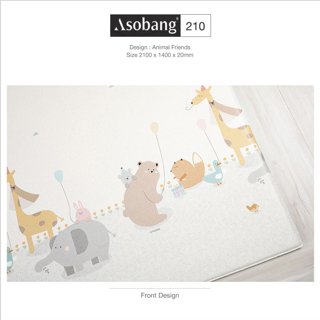 Parklon Asobang PVC Playmat - Animal Friends