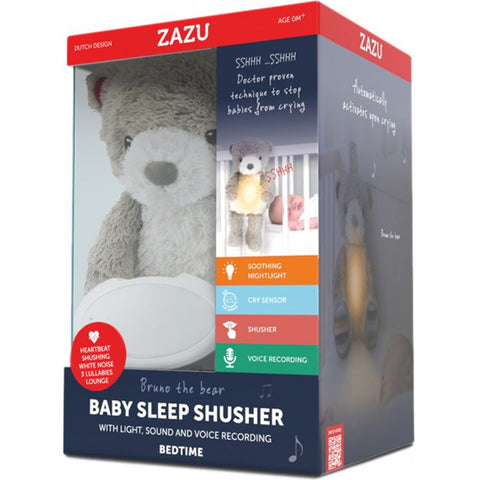 Zazu Baby Sleep Shusher - Bruno Bear