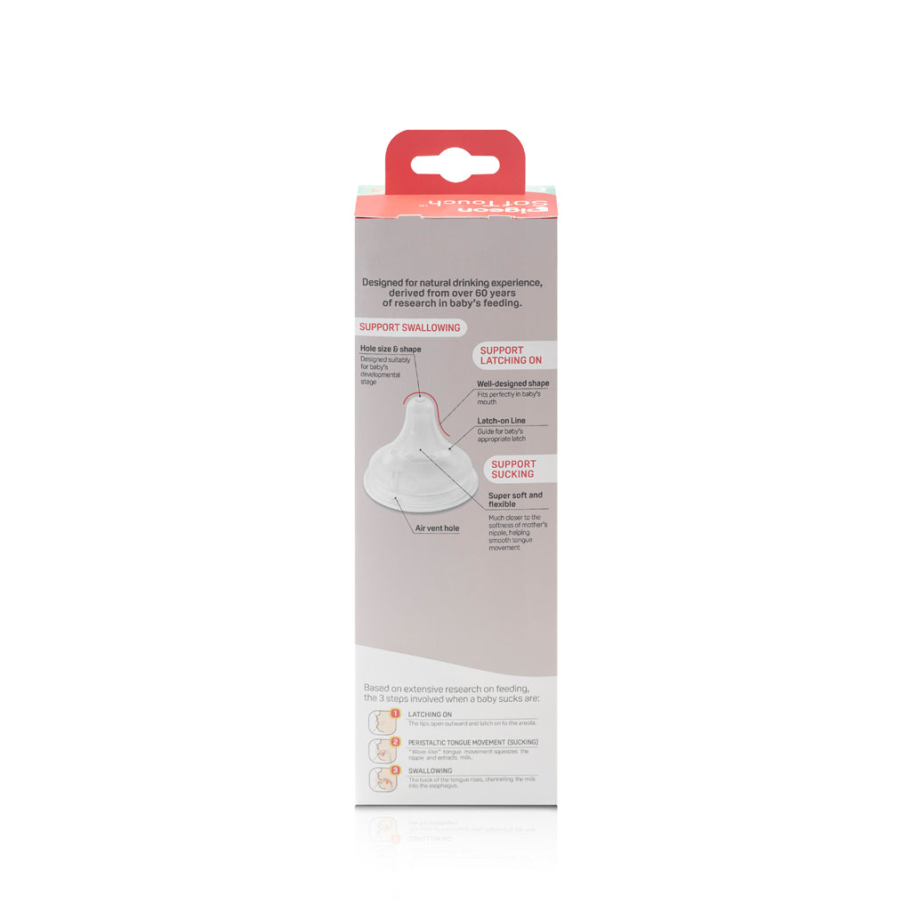 Pigeon SofTouch 3 PP Nursing Bottle - Logo