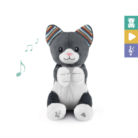 Zazu Interactive Soft Toy with Clapping Hands and Sound (Chloe the Cat)