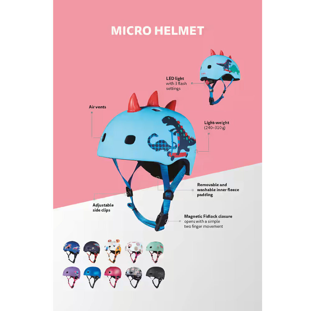 Micro Helmet 3D Dragon