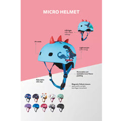 Micro Helmet 3D Dragon