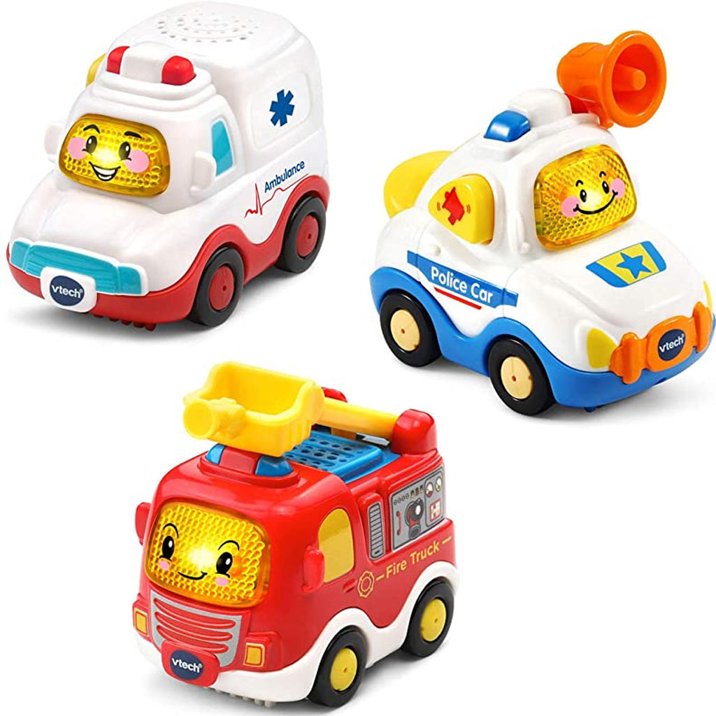 Vtech Toot-Toot Drivers 3 Car Pack Rescue Vehicles