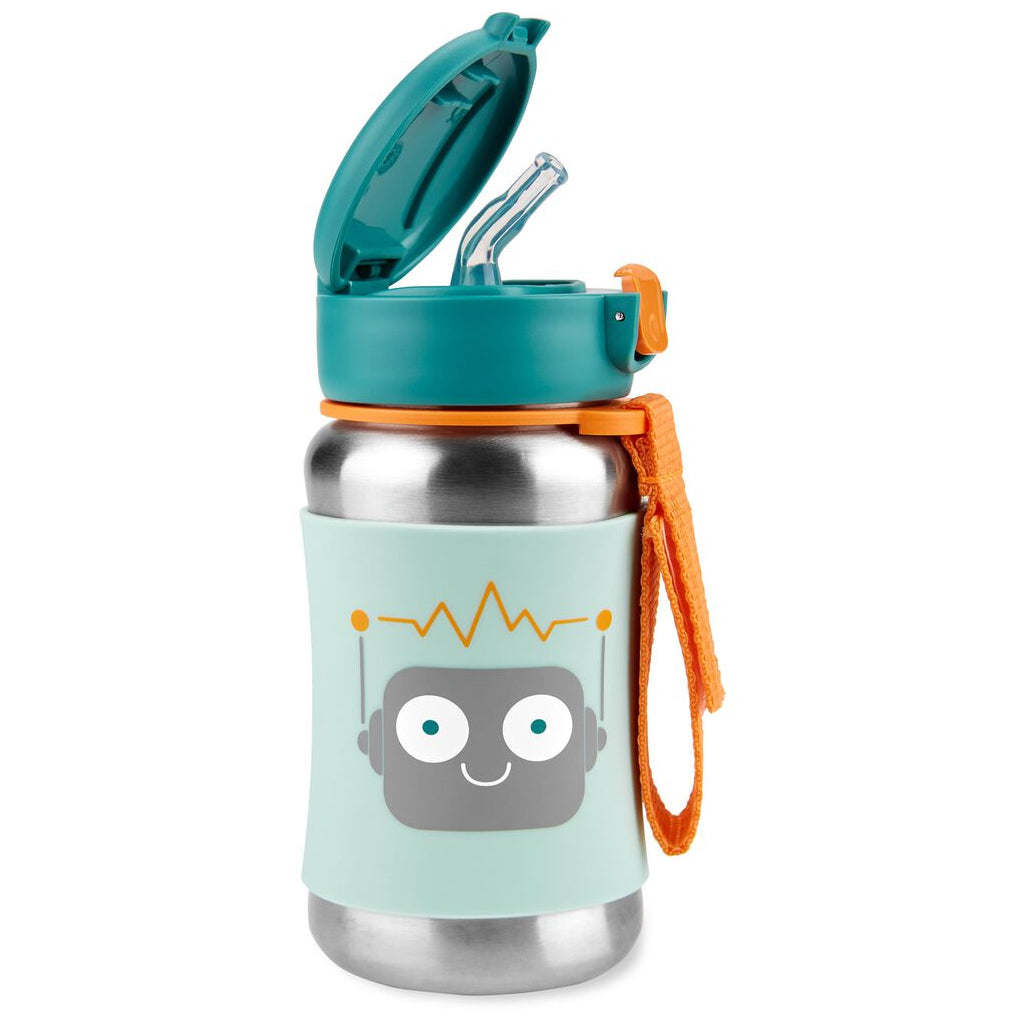 Skip Hop Spark Style Stainless Steel Straw Bottle