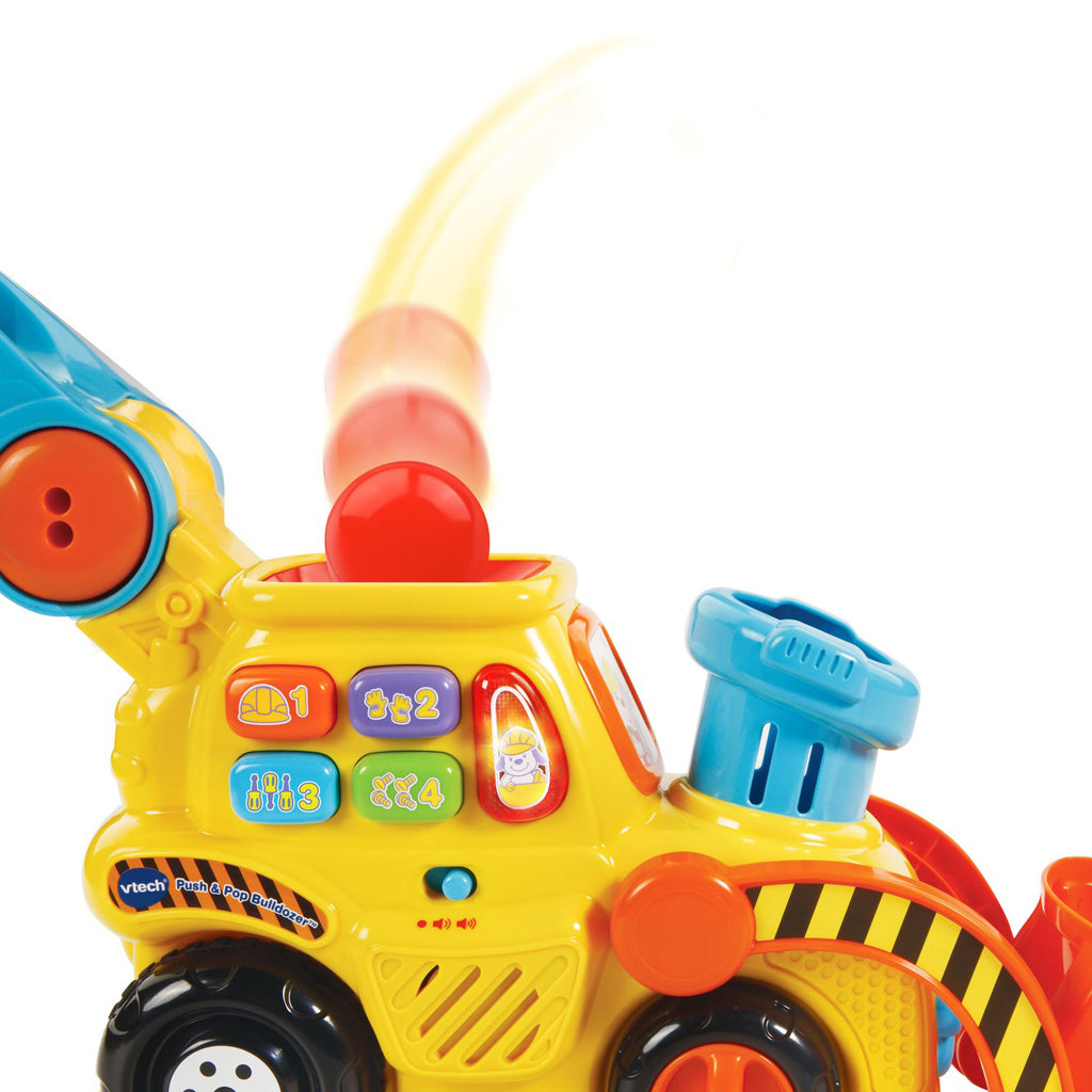 V-Tech Pop-a-Balls Push & Pop Bulldozer