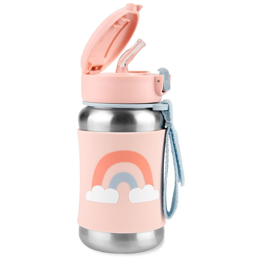 Skip Hop Spark Style Stainless Steel Straw Bottle