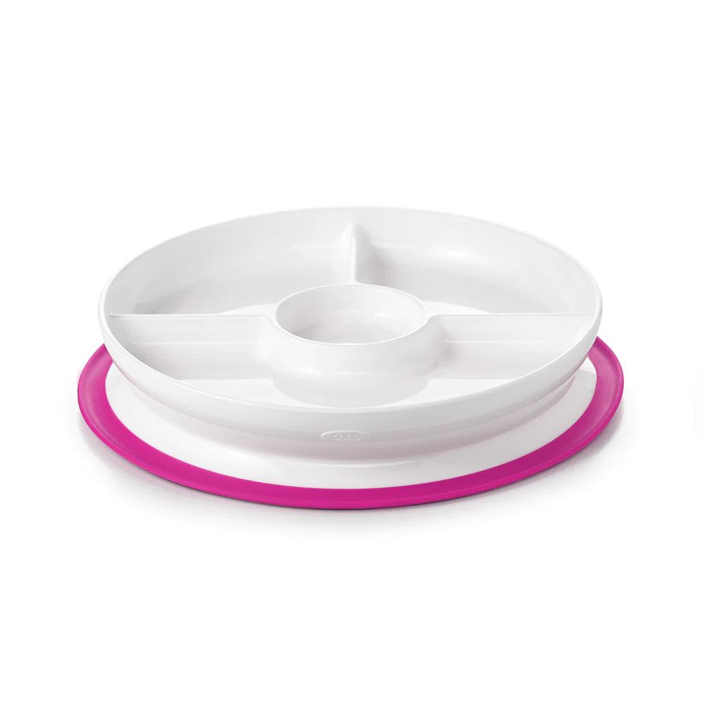 OXO Tot Stick & Stay Suction Divided Plate