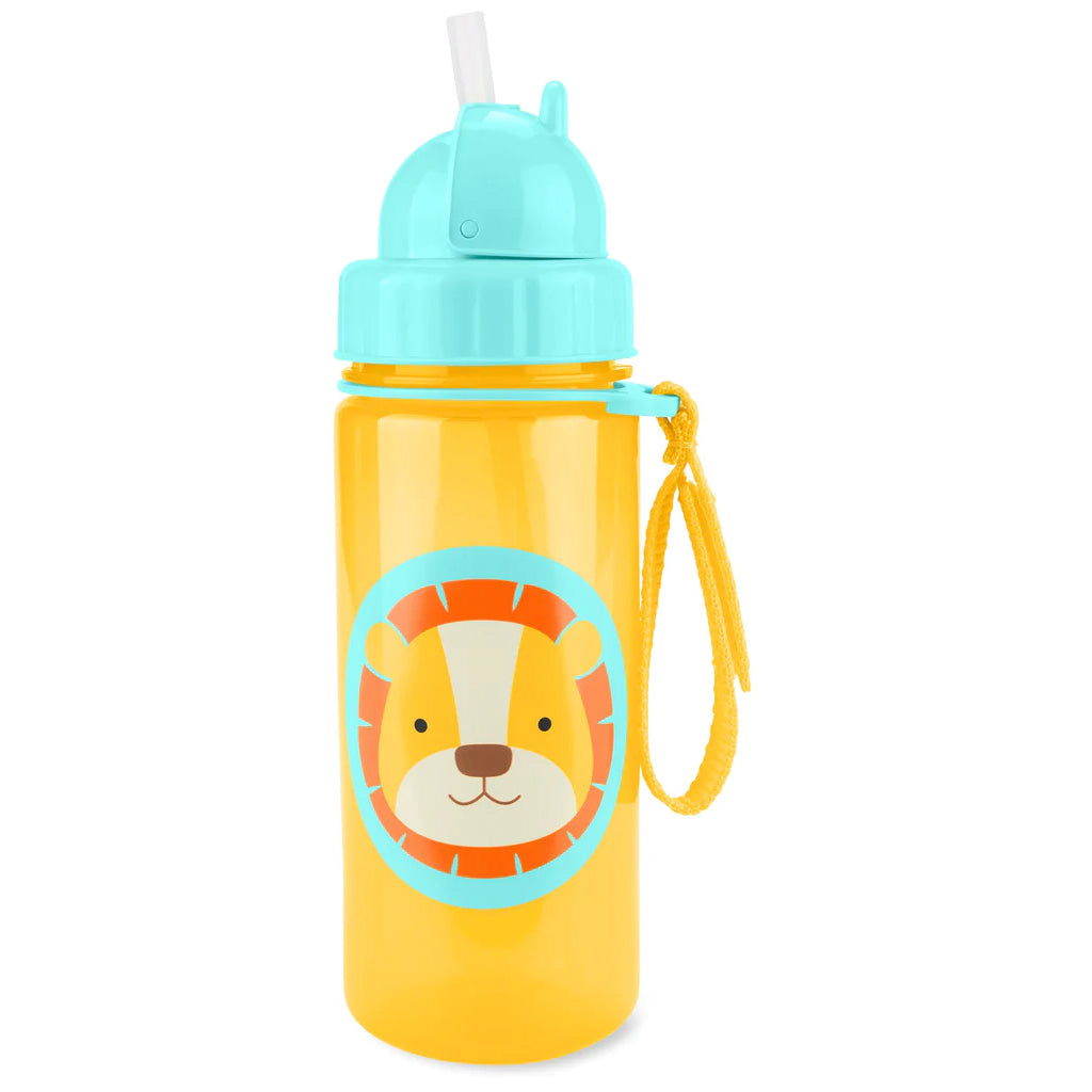 Skip Hop Zoo Straw Water Bottle