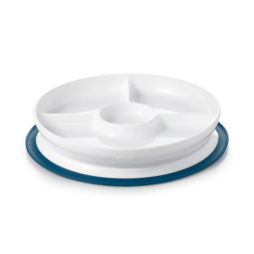 OXO Tot Stick & Stay Suction Divided Plate