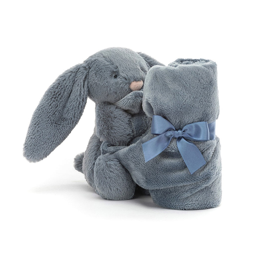 Jellycat Bashful Dusky Blue Bunny Soother