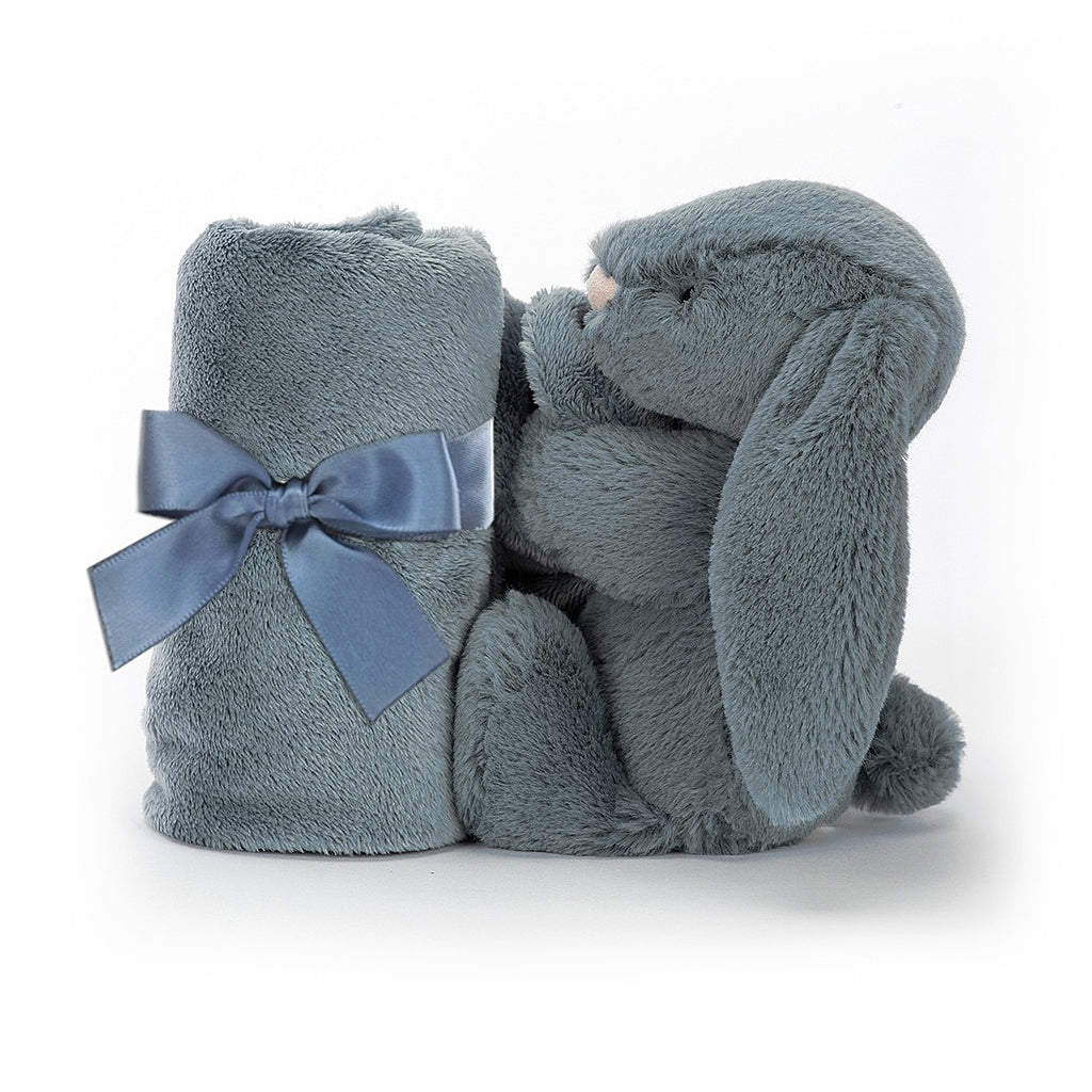 Jellycat Bashful Dusky Blue Bunny Soother