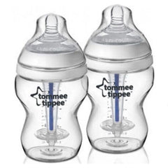 Tommee Tippee Closer To Nature Anti Colic Plus 260ml / 9oz Bottles (2 Pack)