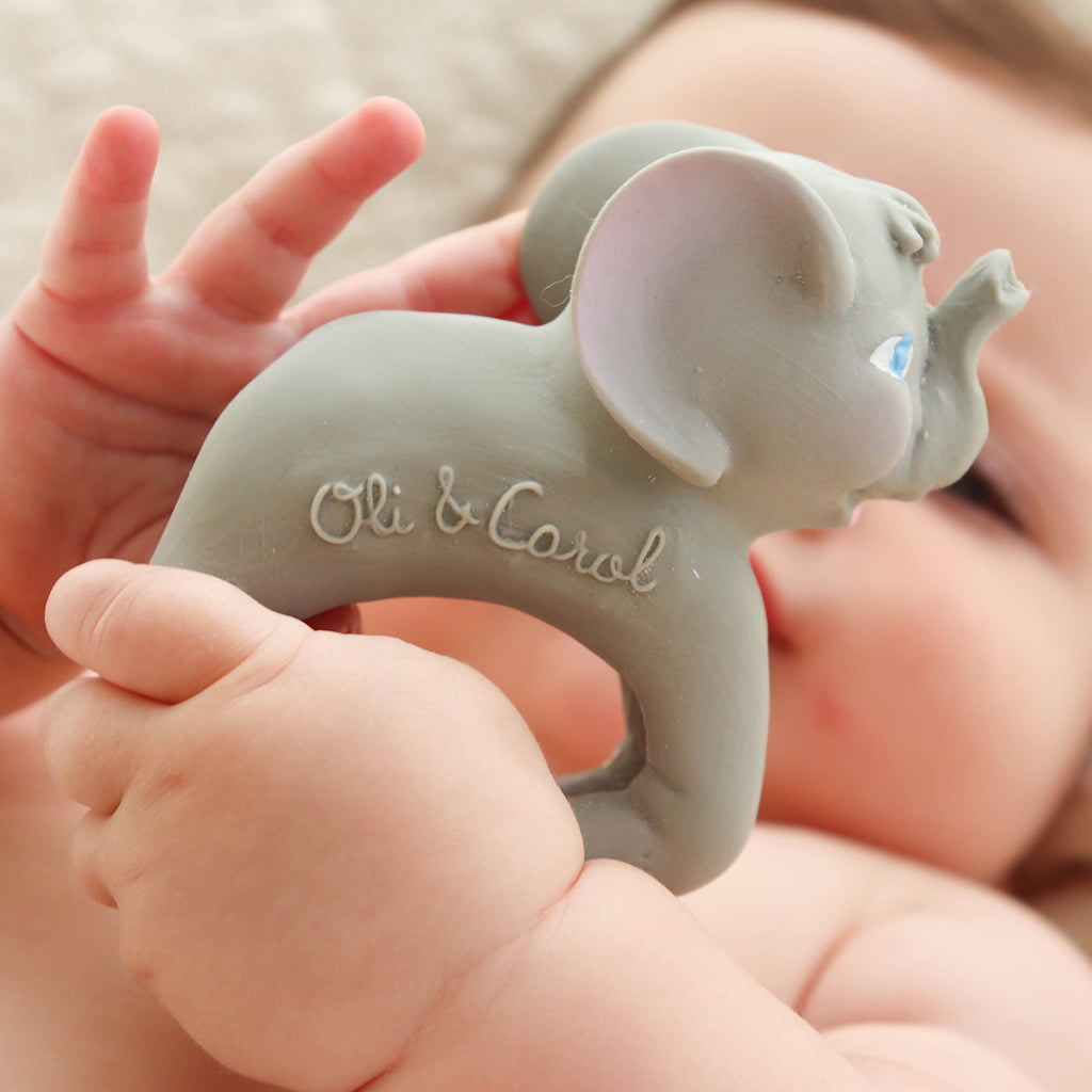 Oli&Carol Nelly the Elephant Chewable Bracelets Teether