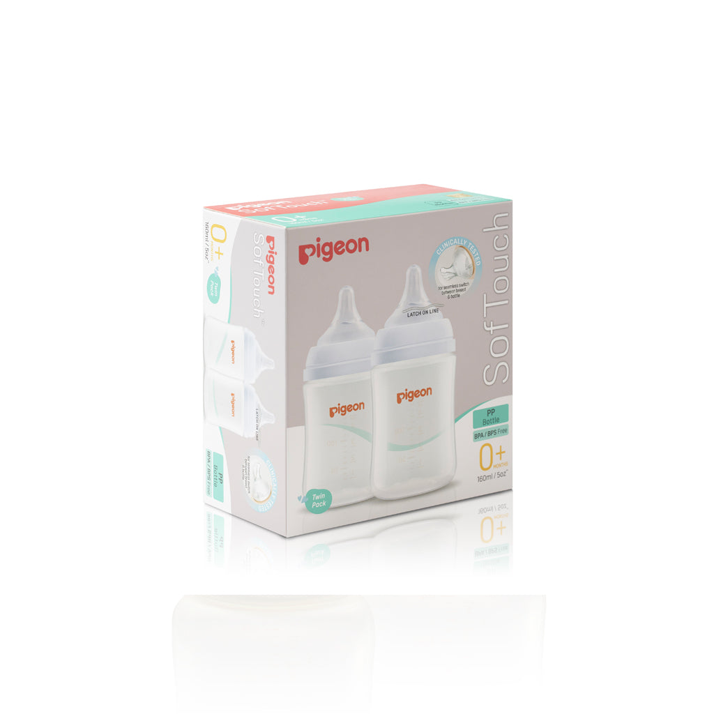 Pigeon SofTouch 3 PP Nursing Bottle - Twin Pack