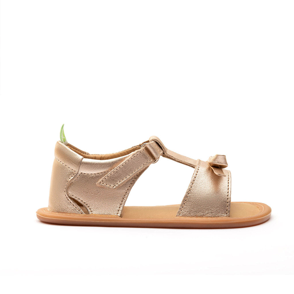 Tip Toey Joey Toddler Sandal Whimsy - Metallic Salmon