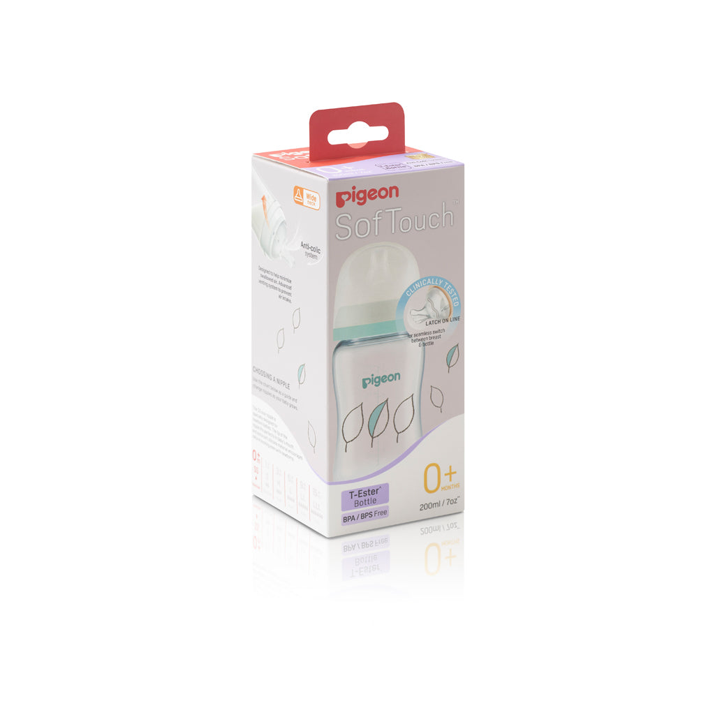 Pigeon SofTouch 3 T-Ester Nursing Bottle - Leaf