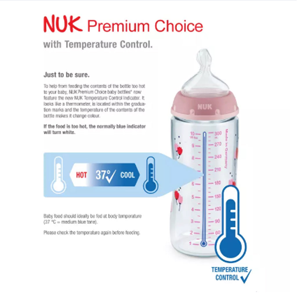 NUK Peppa Pig Anti-Colic PP Bottle with Temperature Control 300ml