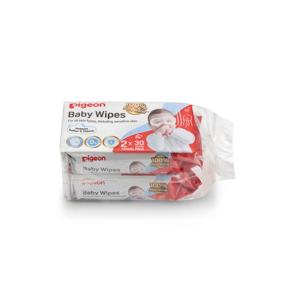 Pigeon Baby Wipes 30 Sheets 2 in 1