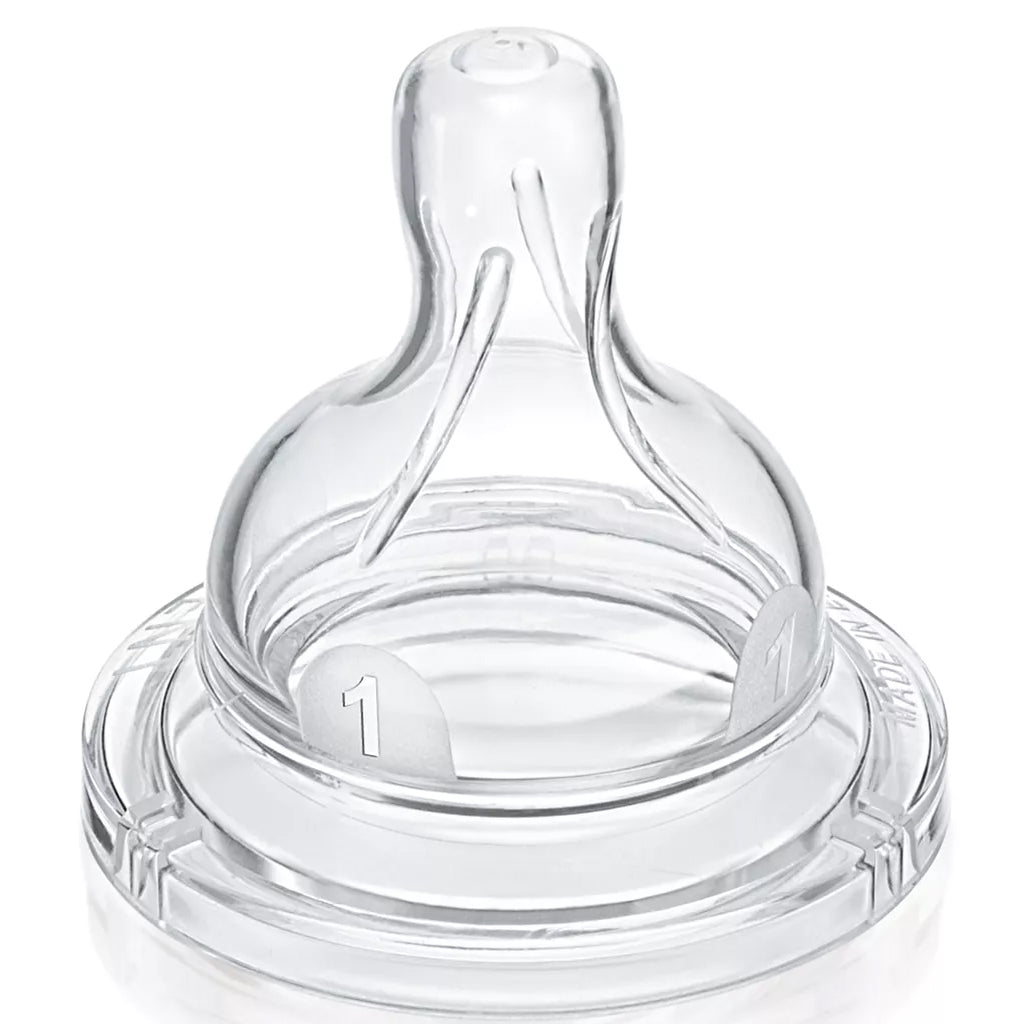 Avent Anti-colic Silicone Teat 3m+