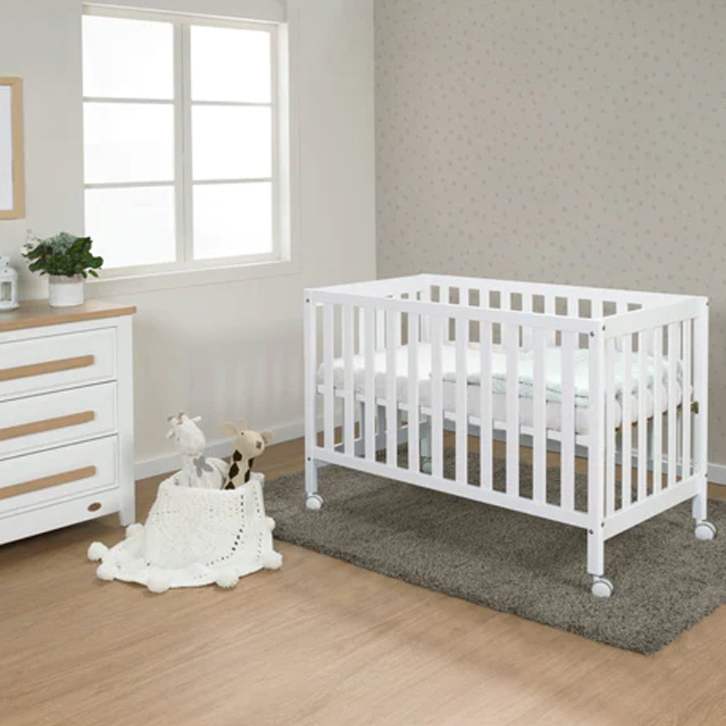 Boori Heron Compact Cot with Pocketspring Mattress 119 x 65 cm