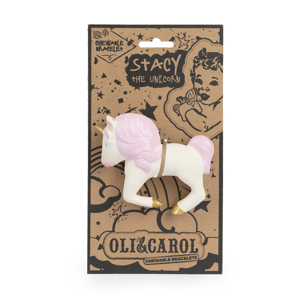 Oli&Carol Stacy the Unicorn Chewable Bracelets Teether