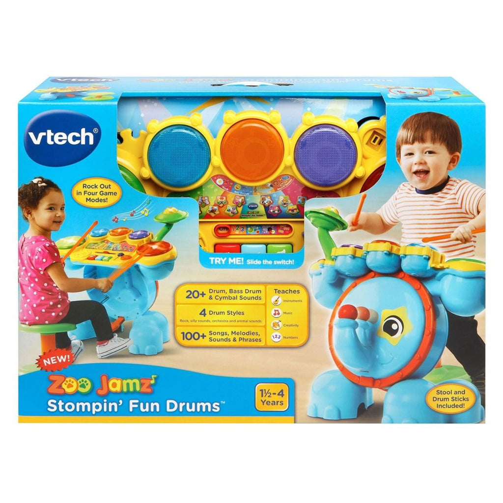 VTech Safari Sounds Elephant Toy Drum