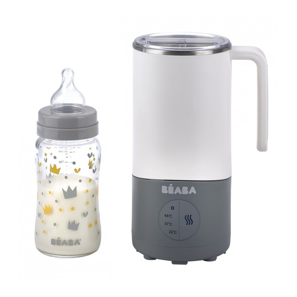 Beaba Milk Prep Beverage Maker (White/Grey)